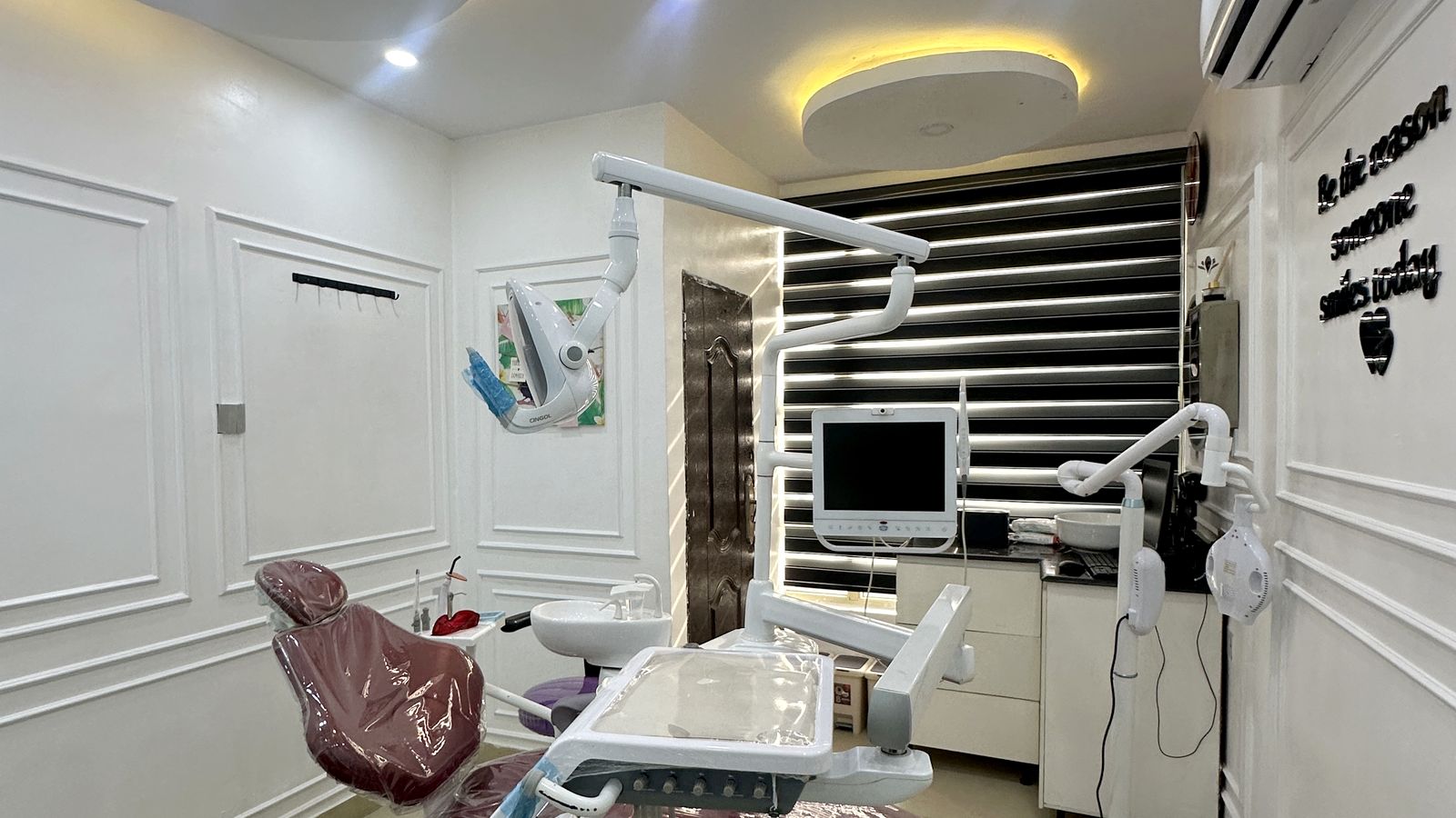 A Glaze surgery prepared for implant work in Lekki Phase 1